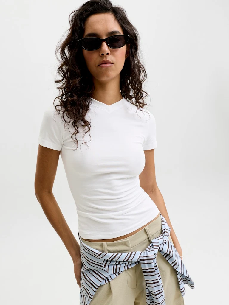 T-shirt scollo V – Image 3